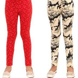 Pack Of 2 Micro Printed Leggings-picture-15