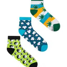 Men Pack of 3 Printed Ankle-Length Socks-image-115