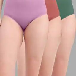 Women Pack of 3 Seamless Briefs-image-64