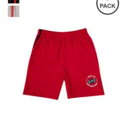 Pack of 3 Graphic Print Flat Front Shorts-image-36