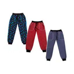 Boys Floral Print Full-Length Track Pants-image-93