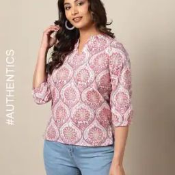 Sanganer Handblock Print Cotton Top-image-51