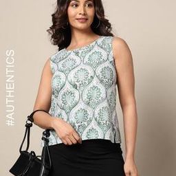 Sanganer Handblock Print Cotton Top-image-27