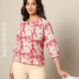 Sanganer Handblock Print Cotton Top-image-43