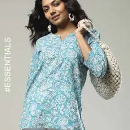 Women Floral Print Regular Fit Tunic-picture-12
