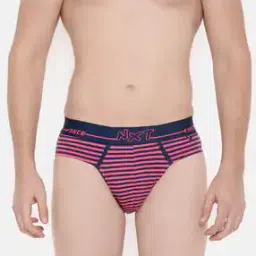 Striped Briefs with Elasticated Waistband-image-14