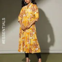 Women Floral Print A-Line Dress-picture-45