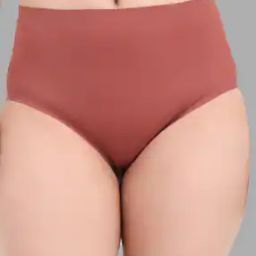 Women High-Rise Briefs with Elasticated Waist -image-98