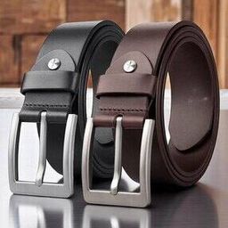 Men Slim Belt with Tang Buckle Closure -image-69
