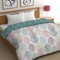 210 TC Leaf Print Double Comforter-41