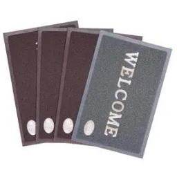  Anti-Slip Welcome Print Grass Door Mats -15
