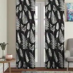 Set of 2 Floral Print Door Curtain-picture-33