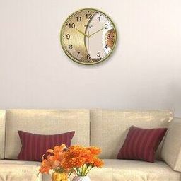 Modern Round Wall Clock with Sweep Silent Movement-38