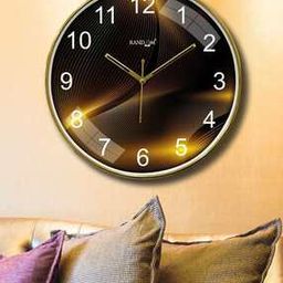 Round Wall Clock with Sweep Silent Movement-image-81