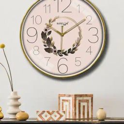 random Modern Round Wall Clock with Sweep Silent Movement image 1