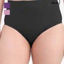 Pack of 3 Women Briefs with Elasticated Waist-image-45