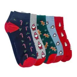 Men Pack of 5 Patterned Ankle-LengthSocks-image-71