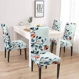 Pack of 4 Dining Chair Slip Covers Floral-image-119