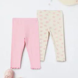 Pack of 2 Girls Cotton Leggings-image-71