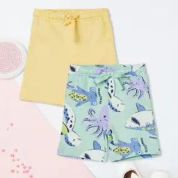 Pack of 2 Boys Cotton Printed Shorts-picture-32