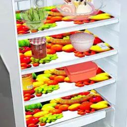 Pack of 4 Printed Fridge Mats-image-2