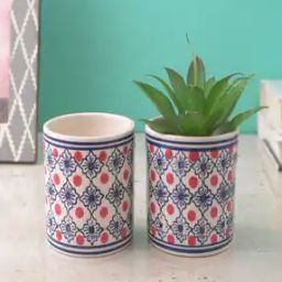 Set Of 2 Ceramic Planter-image-40