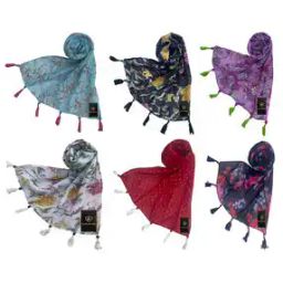 Woman Printed Floral Stole-image-48