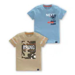 Pack of 2 Graphic Print T-Shirts-image-80