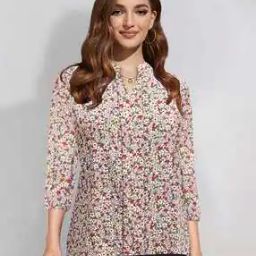 Women Printed Regular Fit Top-image-37
