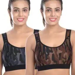 Pack of 2 Camouflage Sports Bra-16