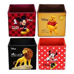 Set of 4 Disney Print Multipurpose Storage Organisers-29