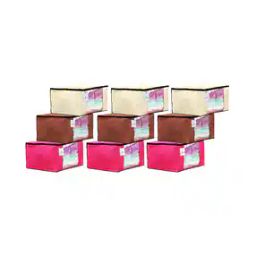 Set of 9 Saree Covers with Zip Closure-38