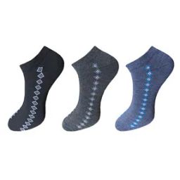 Pack of 3 Printed Ankle-Length Socks-image-60