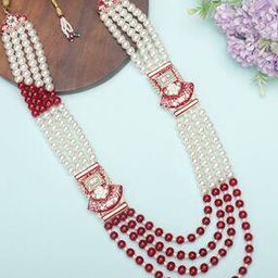Men Kundan Beaded Multistrand Chain-image-22