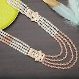Men Kundan Beaded Multistrand Chain-image-54