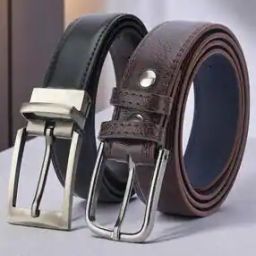 Men Pack of 2 Belts with Pin-Buckle Closure-43