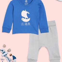 Infants Graphic Print T-Shirt & Pyjamas Set-image-80