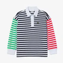 Cotton Regular Fit Stripes Polo T-Shirt-image-34