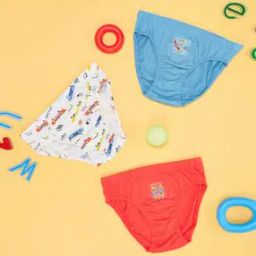 Boys Pack of 3 Briefs with Elasticated Waistband -image-2