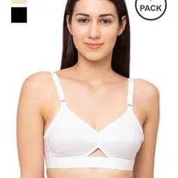 juliet Pack of 3 Non-Wired Cotton Bras-picture-49