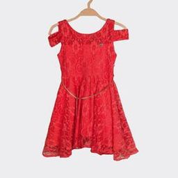 peppermint Lacy Fit & Flare Dress-picture-32