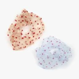 Women Set of 2 Printed Scrunchies-23