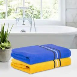Set of 2 Quick-Dry High Absorbent Bath Towels 28" x 55"-7