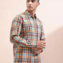 Men Checks Regular Fit Shirt-image-11