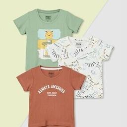 Boys Stylised Fit Round Neck T-Shirt-picture-28