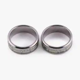 Men Set of 2 Band Rings-36