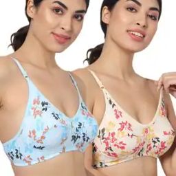 Floral T-shirt Bra-image-36
