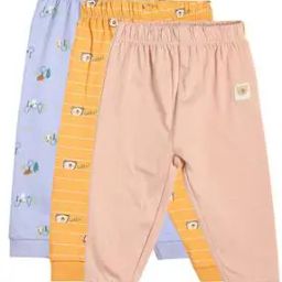 Pack of 3 Printed Joggers with Elasticated Waist-picture-17