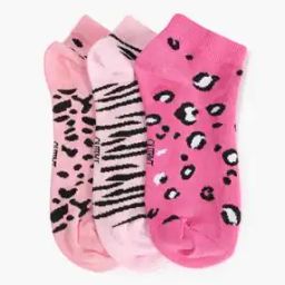Pack of 3 Animal Print Ankle Socks-19