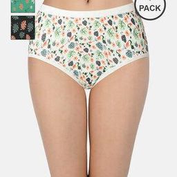 Pack of 3 Full Coverage High-Rise Full Brief Panties - PPK53101-17
